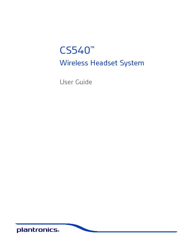 Wireless Headset System