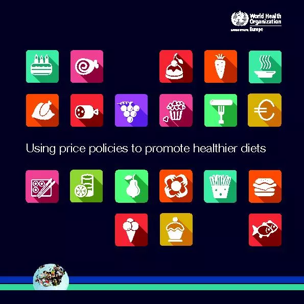 Using price policies to promote healthier diets