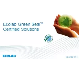 Ecolab Green Seal