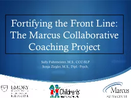 Fortifying the Front Line: The Marcus Collaborative Coachin
