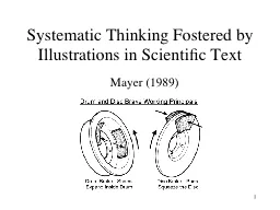 1 Systematic Thinking Fostered by Illustrations in Scientif
