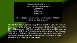 World War 1 (WW1) was a significant event of the 20