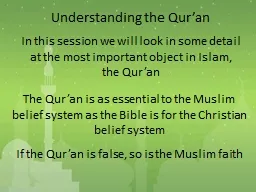 Understanding the Qur’an