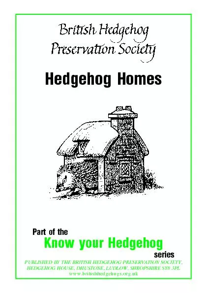 Hedgehog Homes