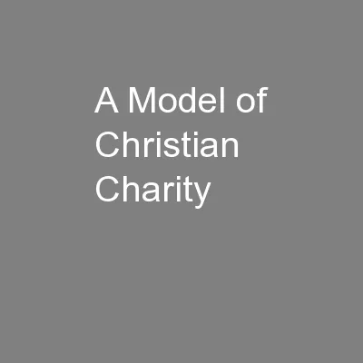 A Model of Christian Charity