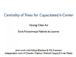 Centrality of Trees for Capacitated