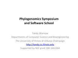 Phylogenomics Symposium
