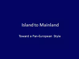 Island to Mainland