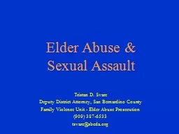 Elder Abuse &