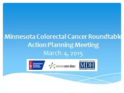 Minnesota Colorectal Cancer Roundtable