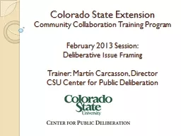 Colorado State Extension