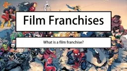 Film Franchises