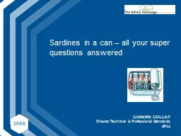 Sardines in a can – all your super questions answered