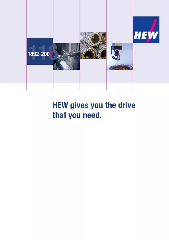 HEW gives you the drive