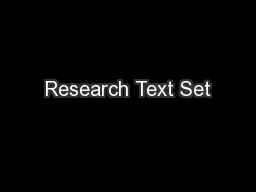 Research Text Set