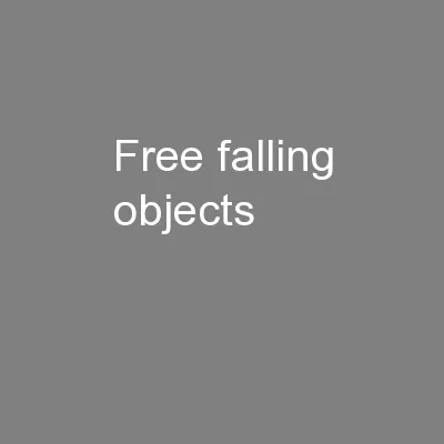 Free falling objects