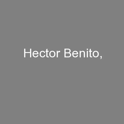 Hector Benito,