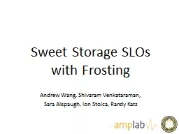 Sweet Storage SLOs with Frosting