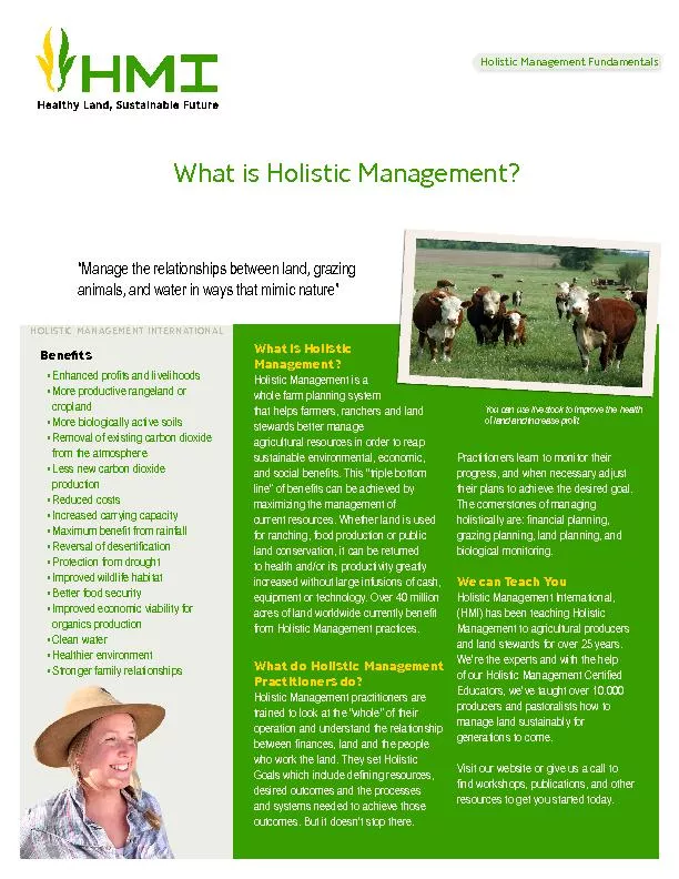 What is Holistic Management?