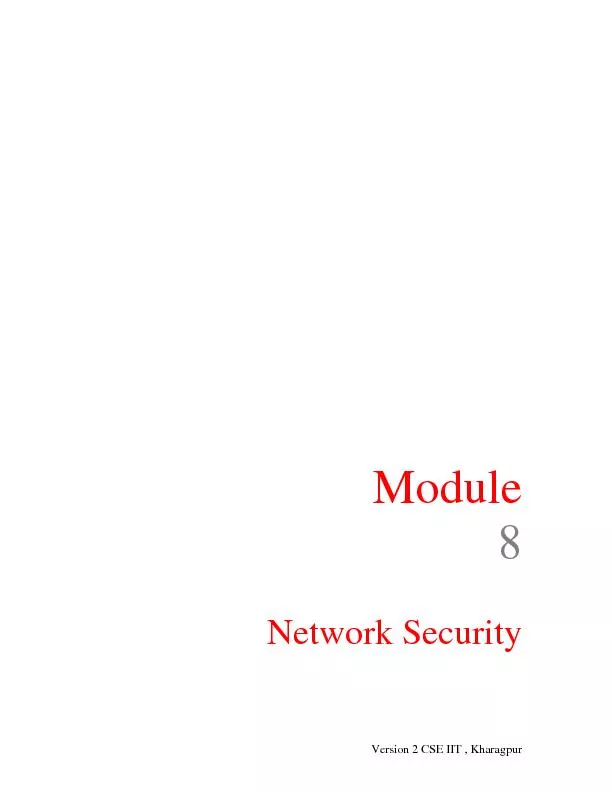 Module   Network Security