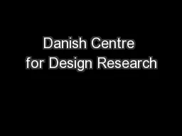 Danish Centre for Design Research