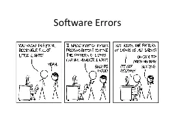 Software Errors