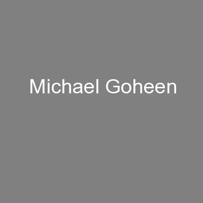 Michael Goheen