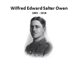 Wilfred Edward Salter