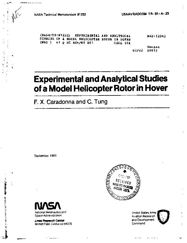 NASA Technical Memorandum '81 232 .