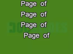 Page  of   Page  of   Page  of   Page  of