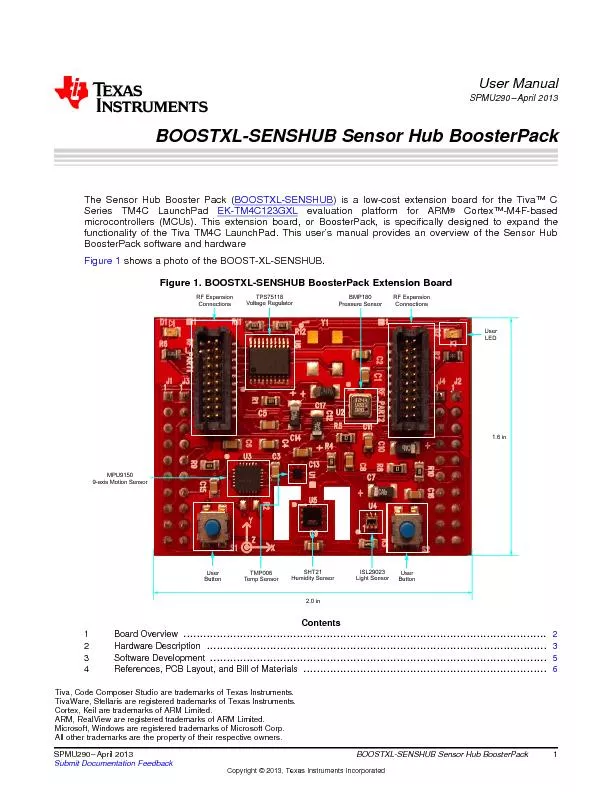 BOOSTXL-SENSHUBSensorHubBoosterPack