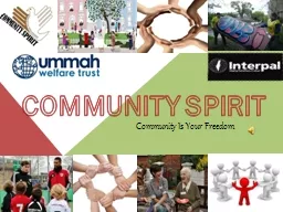 COMMUNITY SPIRIT