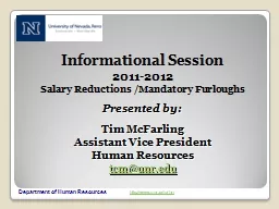 Informational Session