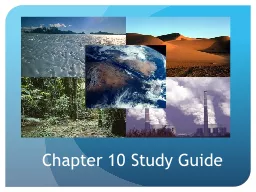 Chapter 10 Study Guide