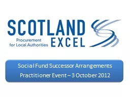 Overview of Scotland Excel