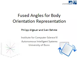 Fused Angles for Body