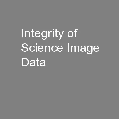 Integrity of Science Image Data