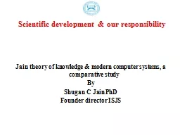 Scientific development & our responsibility