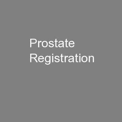 Prostate Registration