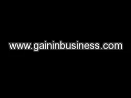 www.gaininbusiness.com