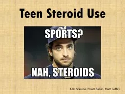 Teen Steroid Use