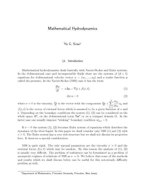 MathematicalHydrodynamics-Ya.G.Sinai