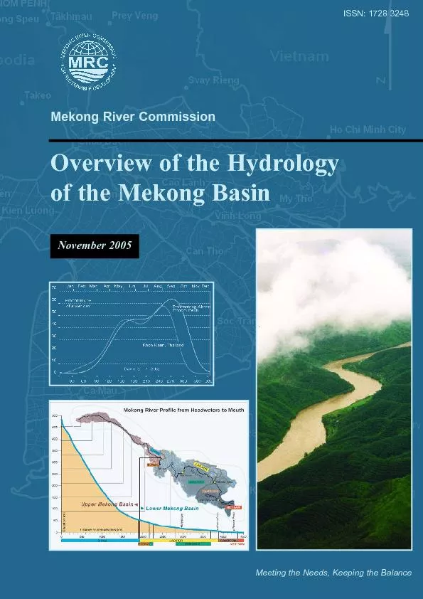Overview of the Hydrology of the Mekong Basinv