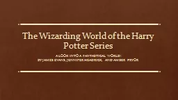 The Wizarding World of the Harry Potter Series