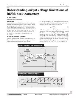 Analog Applications Journal Understanding output voltage limitations of DCDC buck converters