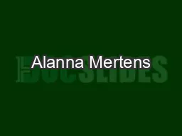 Alanna Mertens