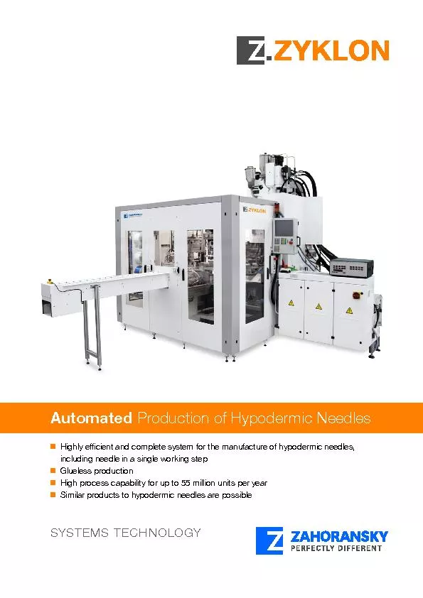 Complete system for the manufacturing of hypodermic needles