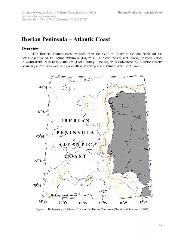 An Atlas of Oceanic Internal Solitary Waves (February 2004) Iberian Pe