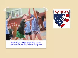 USA Team Handball Presents