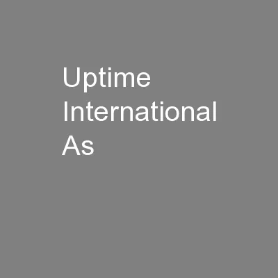 Uptime International As